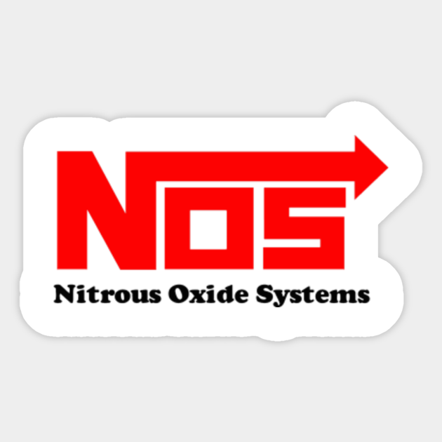 NOS Racing Nitrous Oxide System Nitrous Oxide Sticker TeePublic